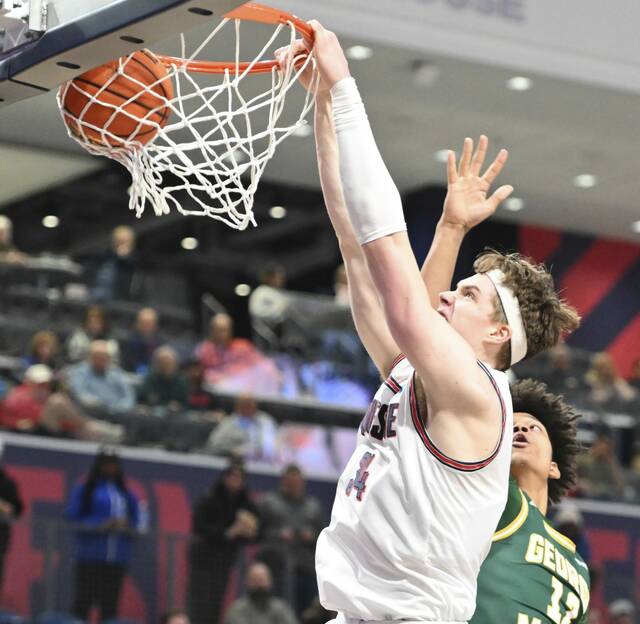 Duquesne’s Austin Rotroff is competing in his first Atlantic 10 Tournament after missing previous tournaments because of injuries.