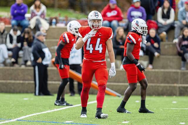 Duquesne junior linebacker Gianni Rizzo had a career season for the Dukes.