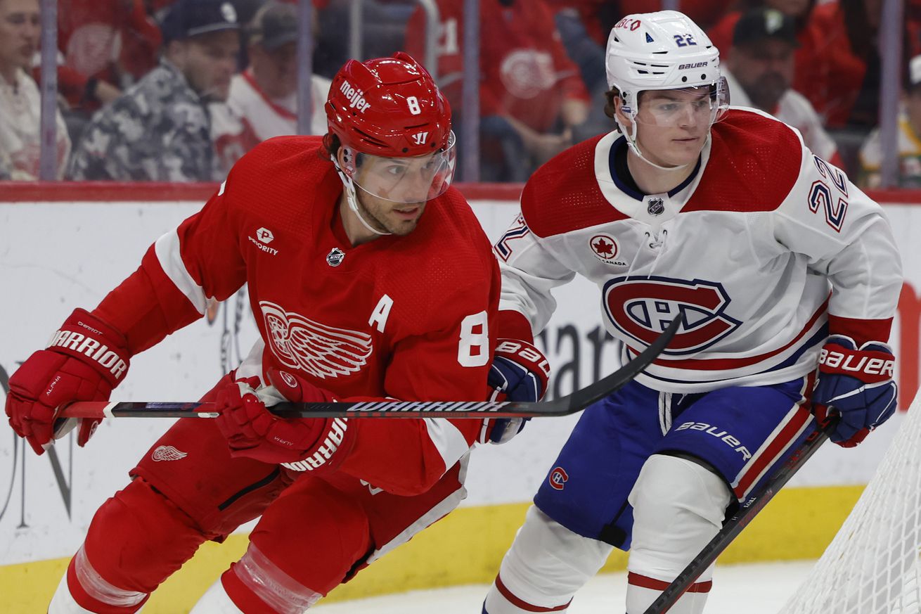 NHL: Montreal Canadiens at Detroit Red Wings