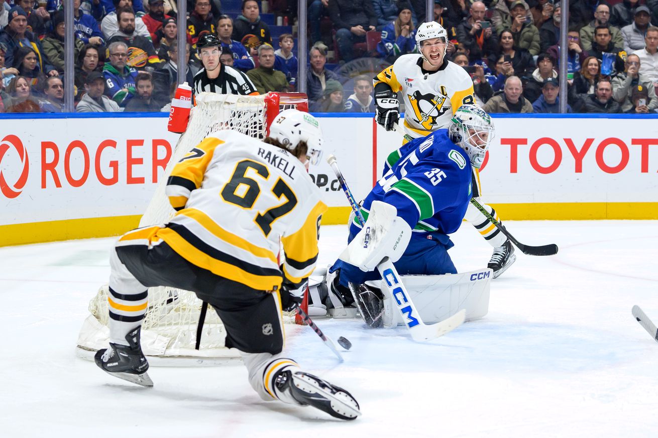 Pittsburgh Penguins v Vancouver Canucks