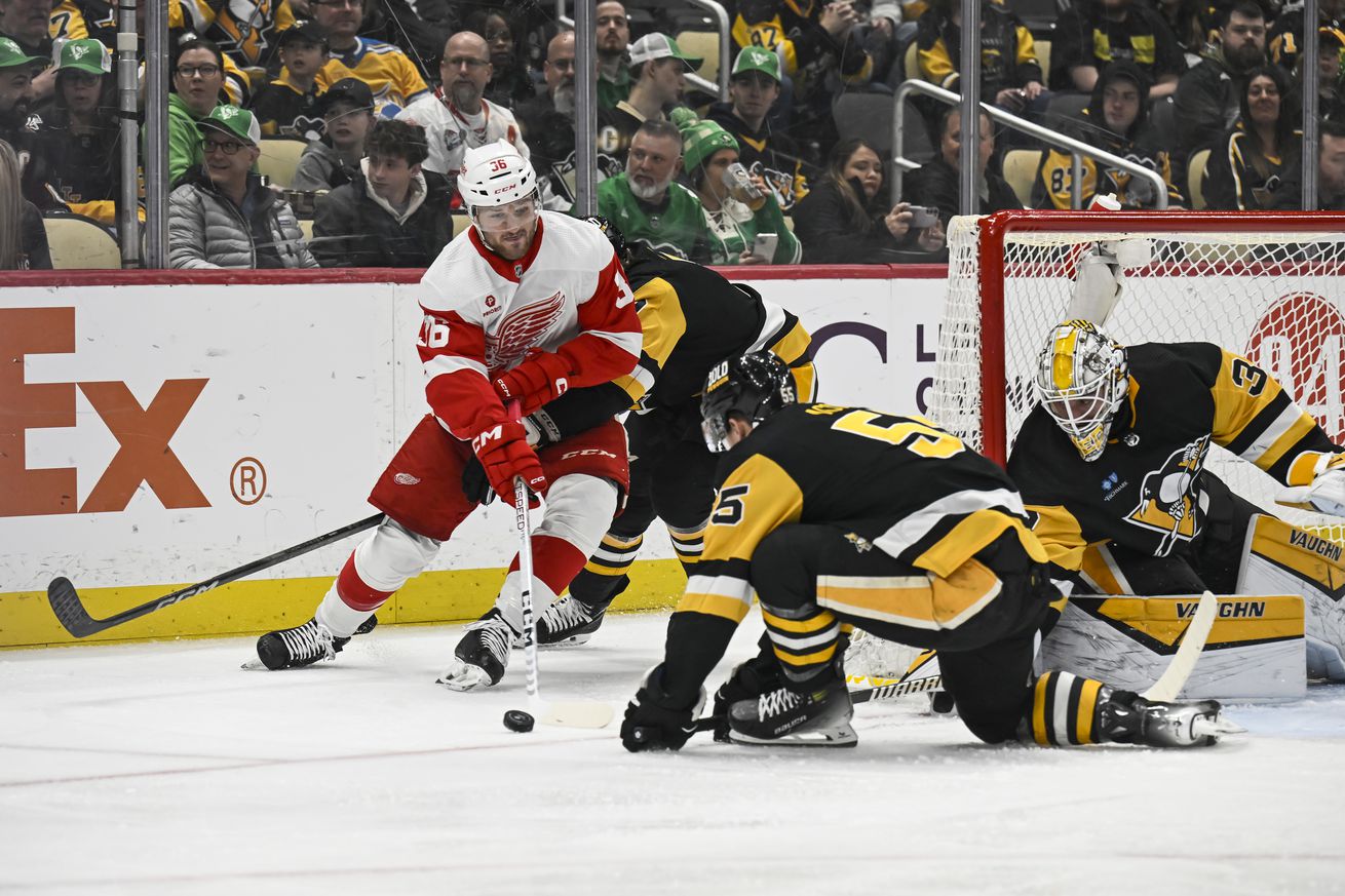 NHL: MAR 17 Red Wings at Penguins