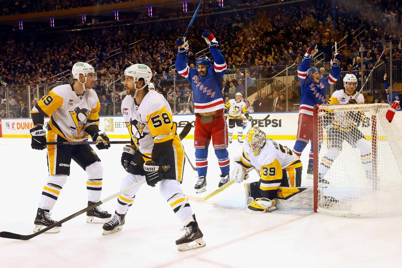 Pittsburgh Penguins v New York Rangers