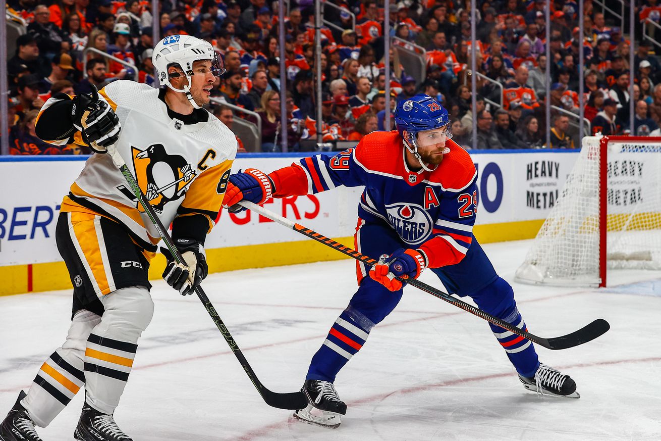 NHL: OCT 24 Penguins at Oilers