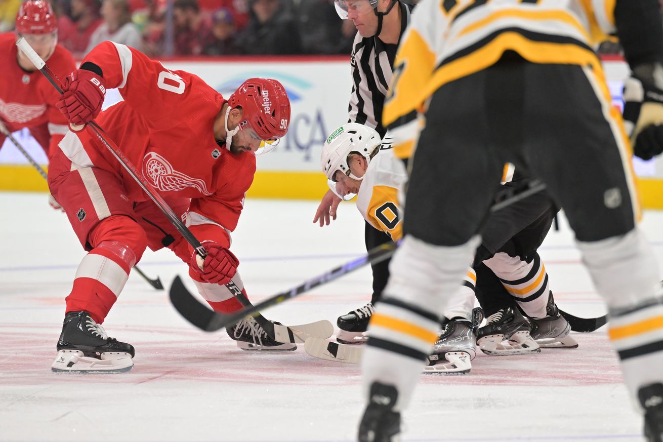 NHL: OCT 18 Penguins at Red Wings