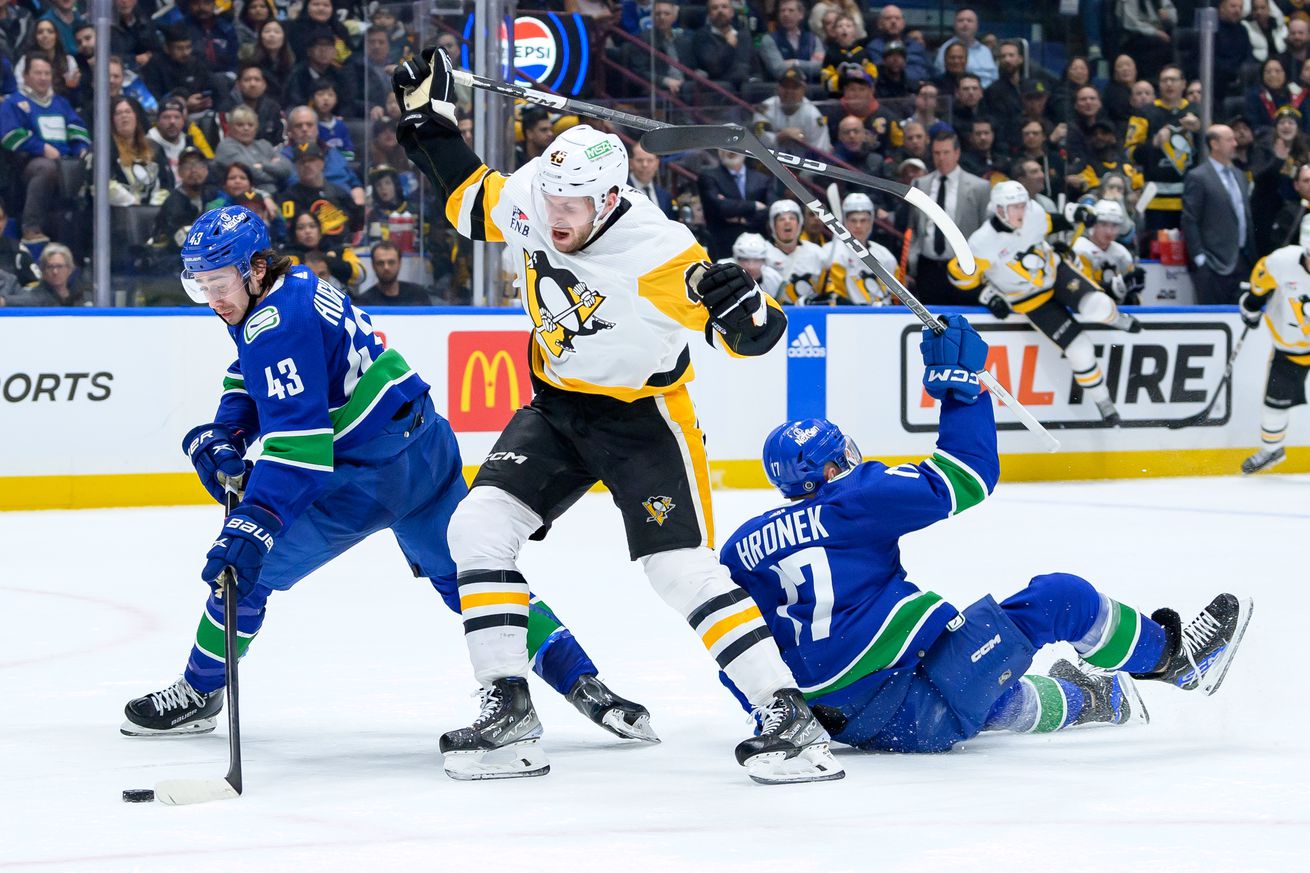 Pittsburgh Penguins v Vancouver Canucks