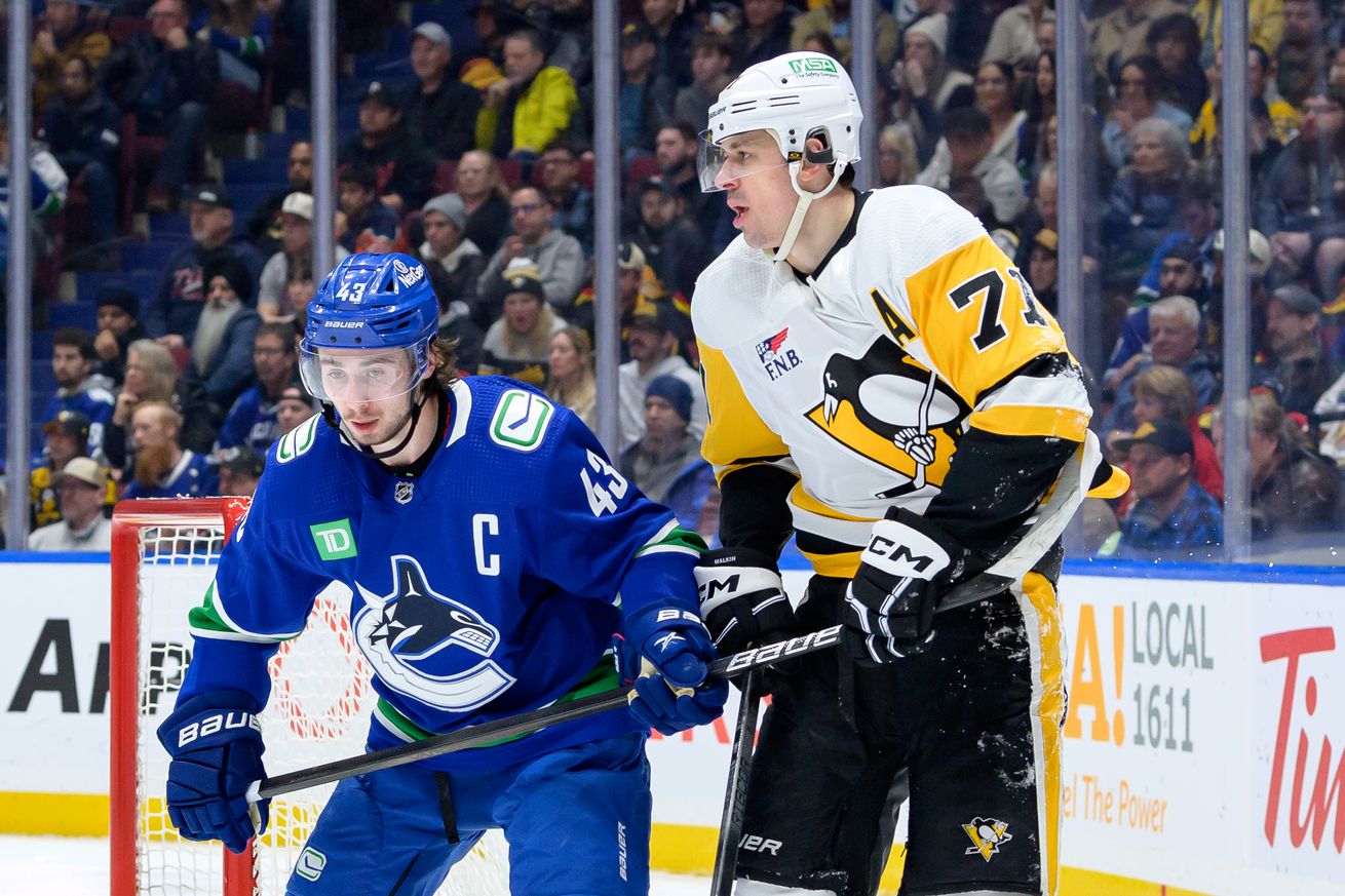 Pittsburgh Penguins v Vancouver Canucks