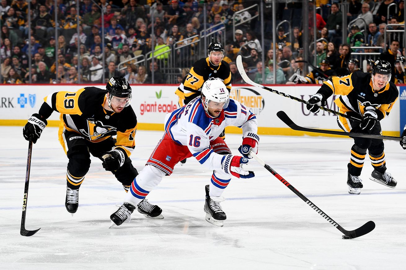 New York Rangers v Pittsburgh Penguins