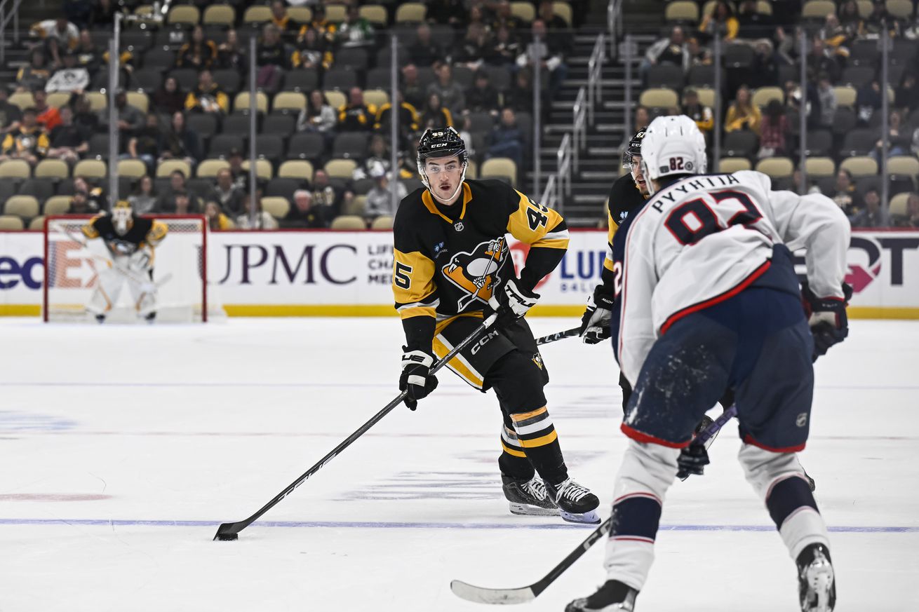 NHL: OCT 04 Preseason Blue Jackets at Penguins