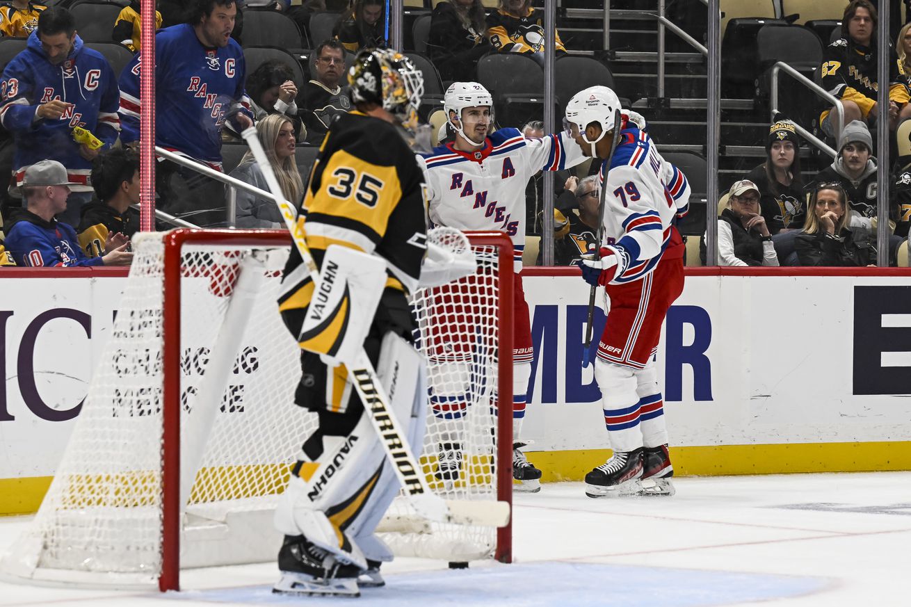 NHL: OCT 09 Rangers at Penguins