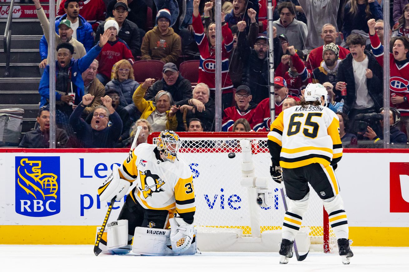 Pittsburgh Penguins v Montreal Canadiens