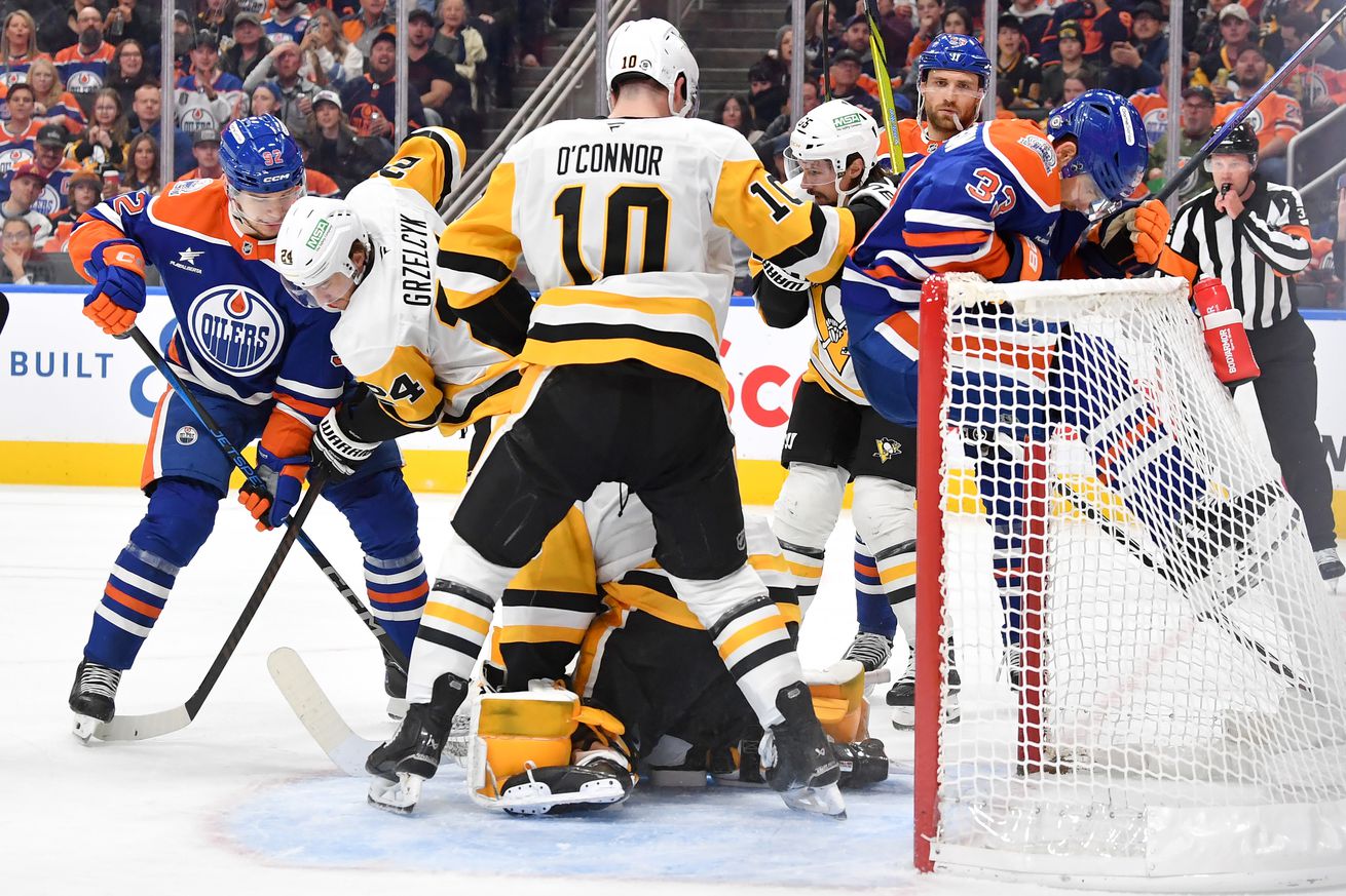 Pittsburgh Penguins v Edmonton Oilers