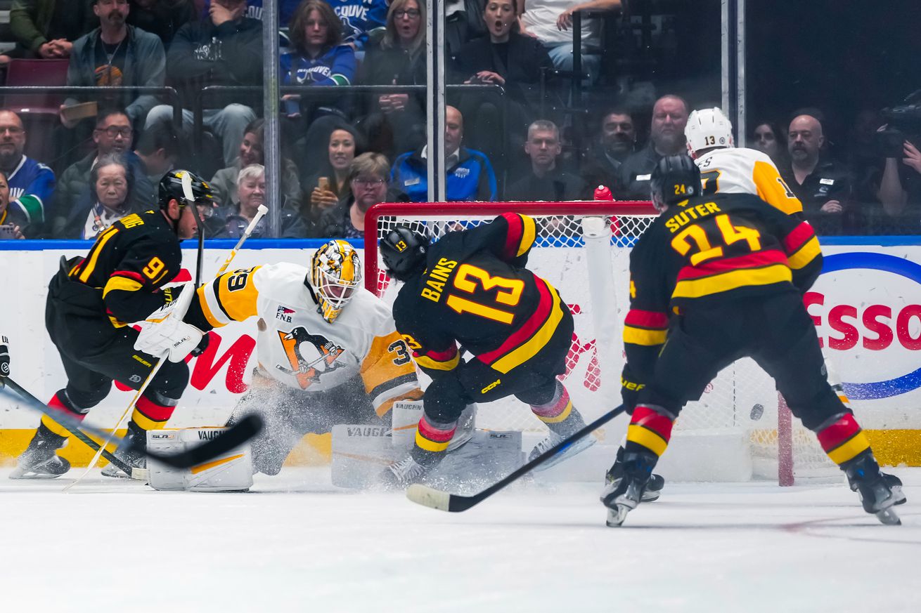 Pittsburgh Penguins v Vancouver Canucks