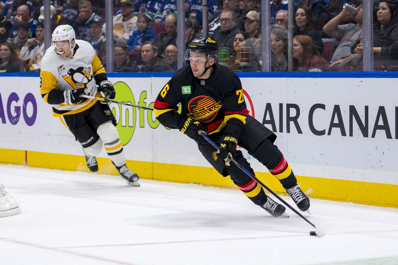 NHL: Pittsburgh Penguins at Vancouver Canucks