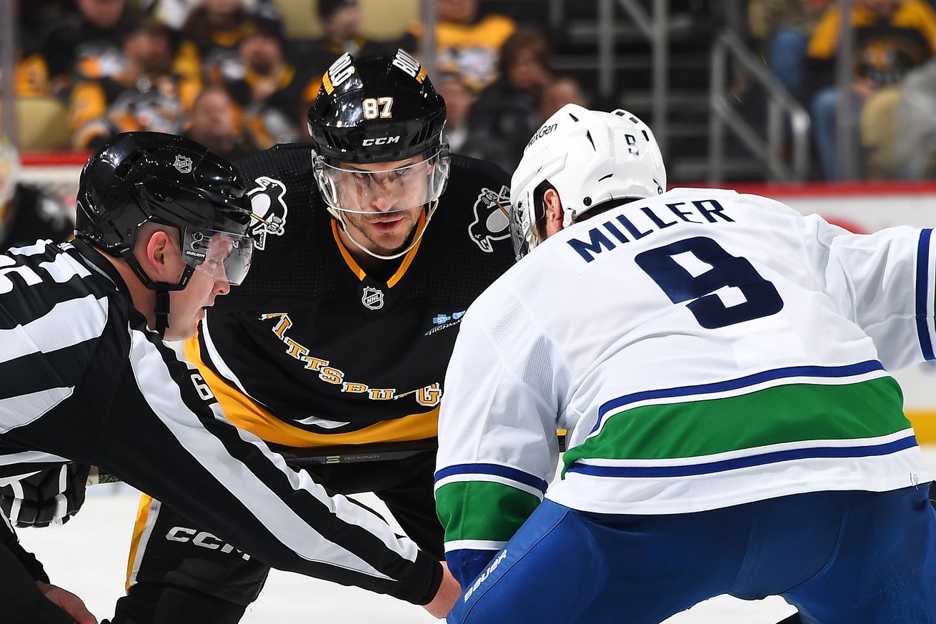 Vancouver Canucks v Pittsburgh Penguins