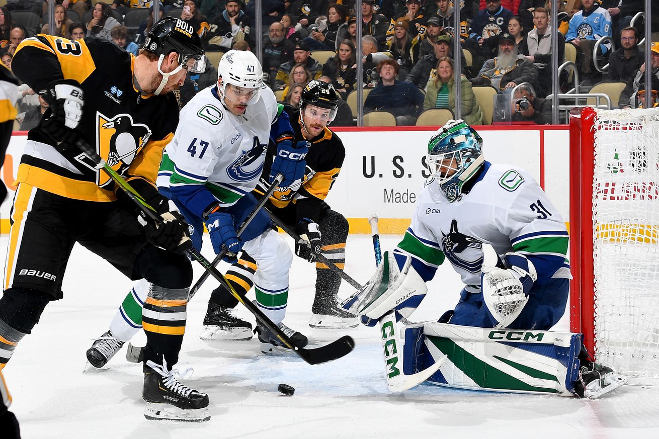 Vancouver Canucks v Pittsburgh Penguins