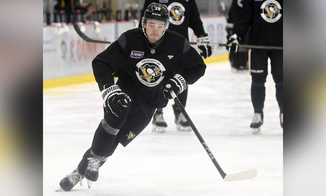 The Penguins acquired forward Cody Glass via a trade in August.