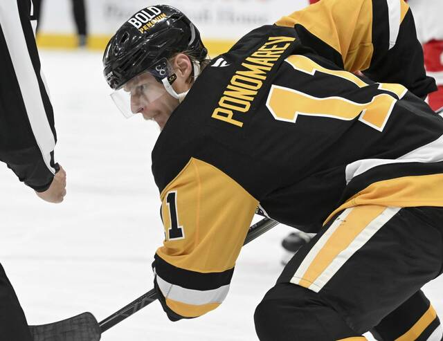 In three games during the preseason, Penguins rookie forward Vasily Ponomarev scored one goal.