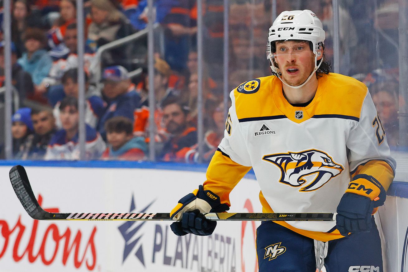 NHL: Nashville Predators at Edmonton Oilers