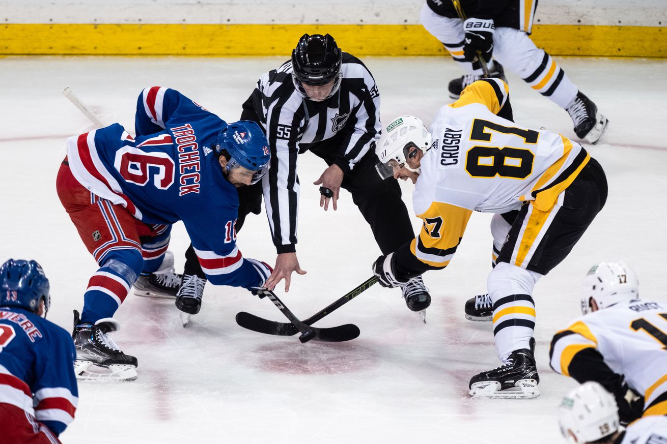 Pittsburgh Penguins v New York Rangers