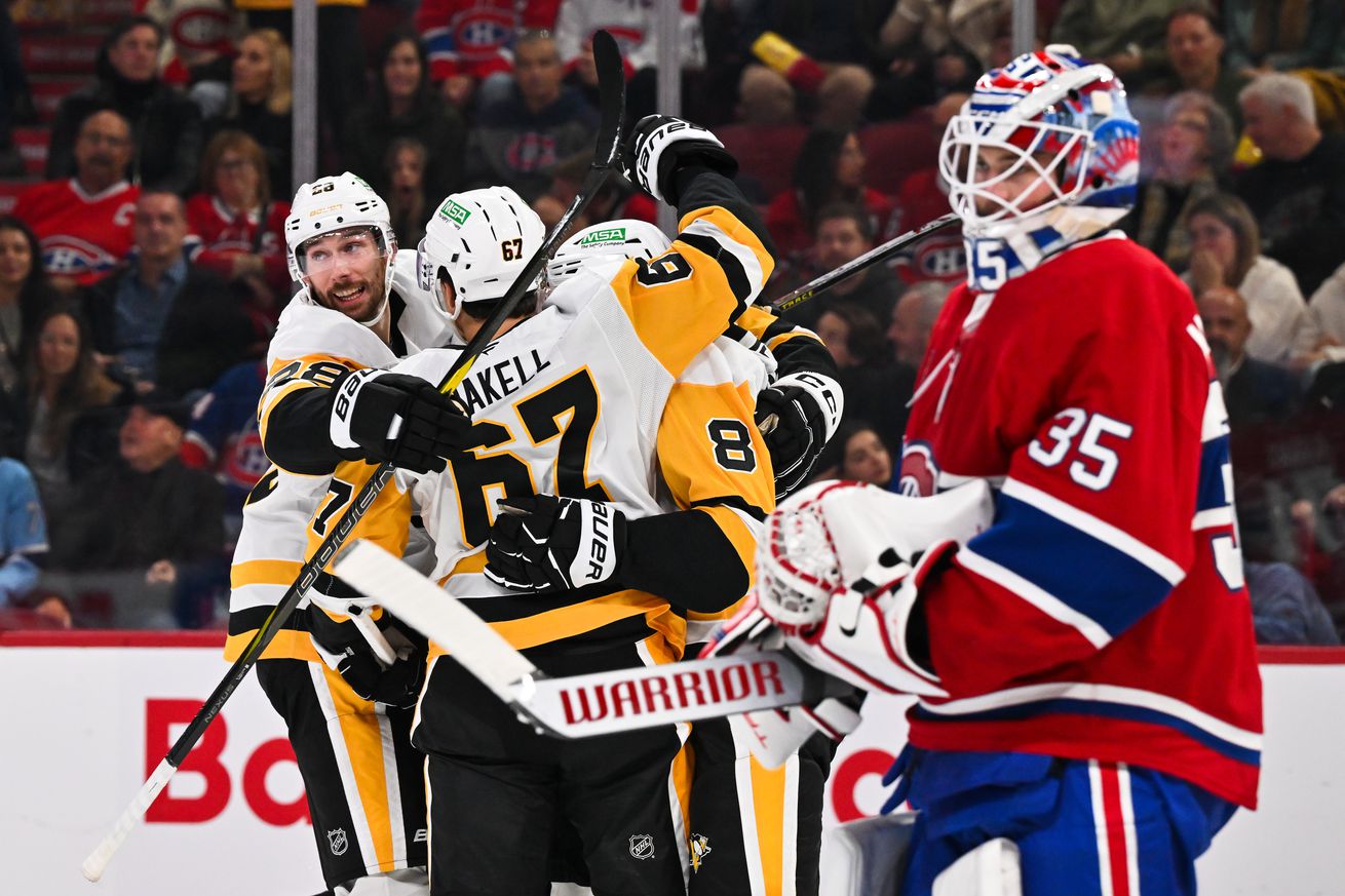 Pittsburgh Penguins v Montreal Canadiens