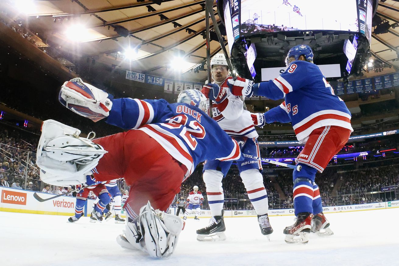 Montreal Canadiens v New York Rangers