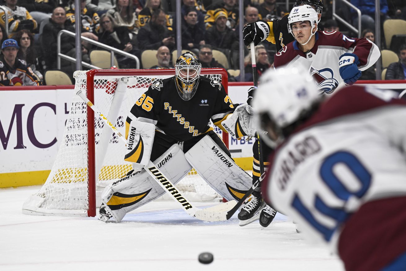 NHL: DEC 10 Avalanche at Penguins