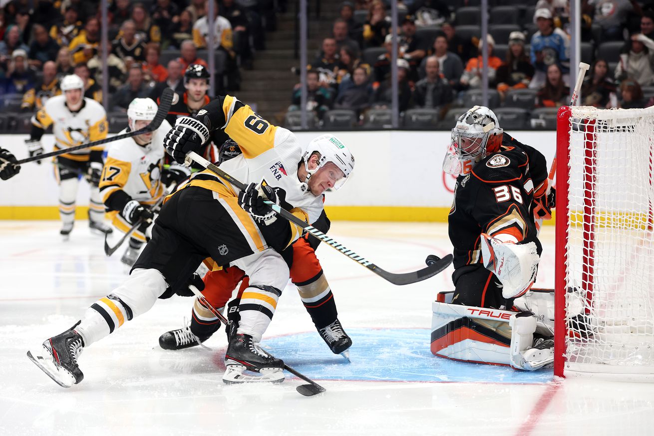 Pittsburgh Penguins v Anaheim Ducks