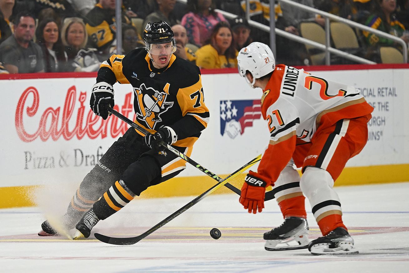 Anaheim Ducks v Pittsburgh Penguins