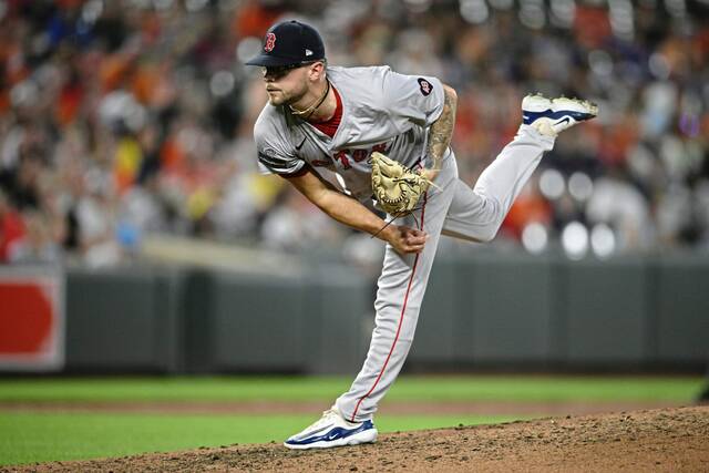 Chase Shugart appeared in six games last season for the Red Sox.