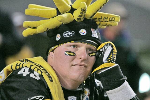 From Nov. 5, 2006: Steelers fan Joshua Galla watches the final minute of a Pittsburgh loss to the Denver Broncos.