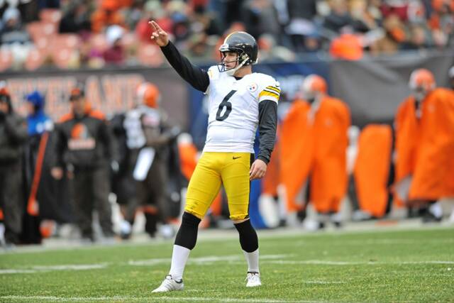 Kicker Shaun Suisham spent five seasons as a member of the Steelers.