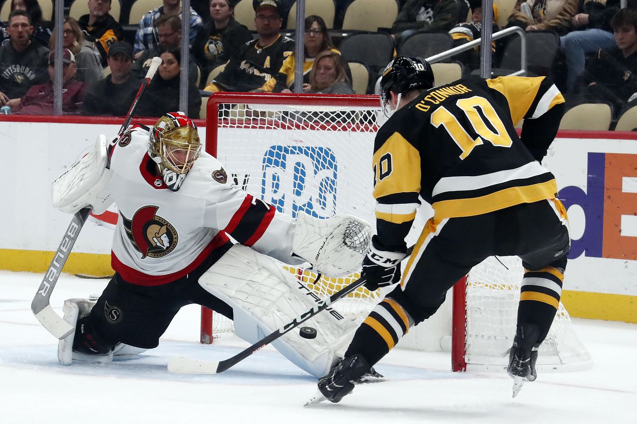 NHL: Ottawa Senators at Pittsburgh Penguins