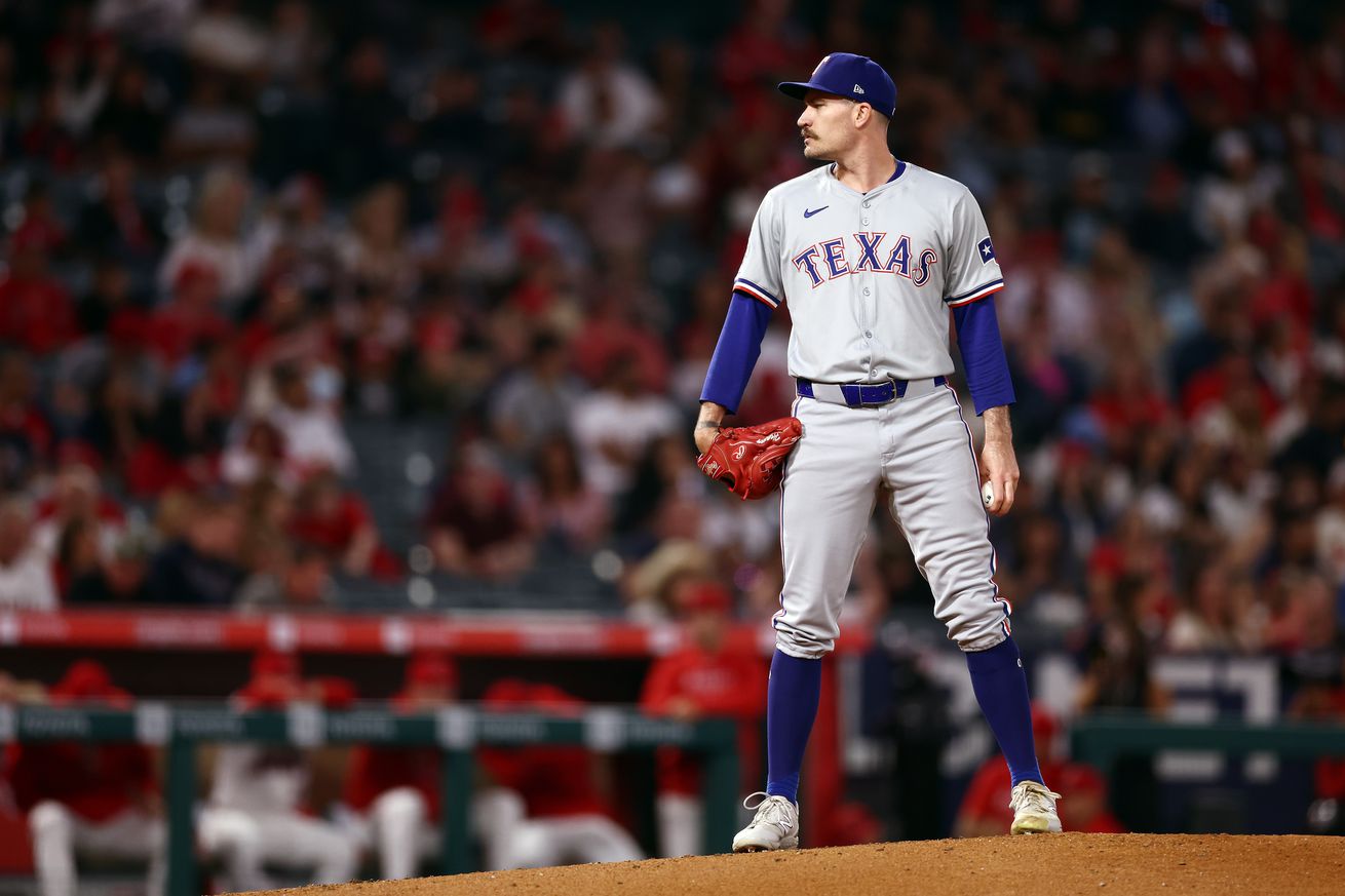 Texas Rangers v Los Angeles Angels