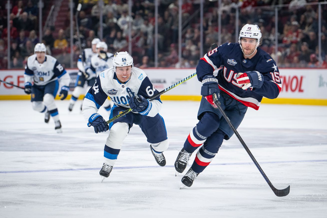 NHL: FEB 13 4 Nations Face-Off - United States vs Finland