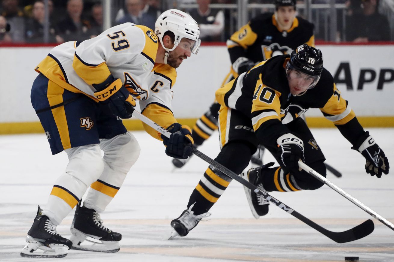 NHL: Nashville Predators at Pittsburgh Penguins