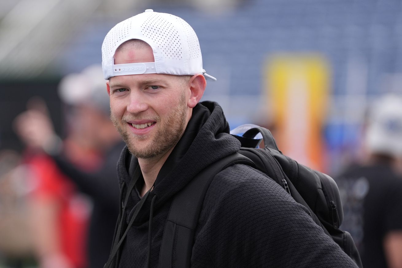 Chris Boswell #9 of the Pittsburgh Steelers and AFC looks on during practice prior to the Pro Bowl Games at Camping World Stadium on February 1, 2025 in Orlando, Florida.